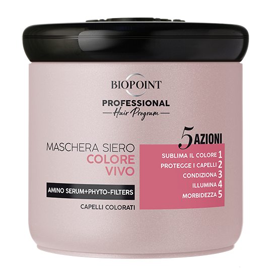 Maschera siero colore vivo
